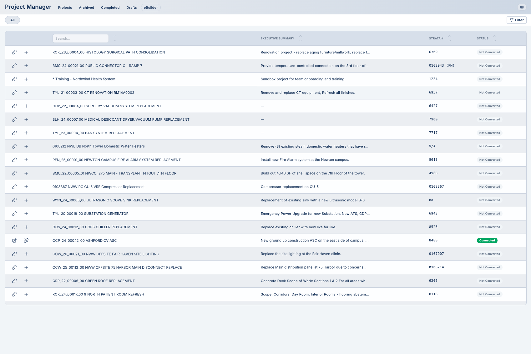 Orion V3.0 — Connected projects